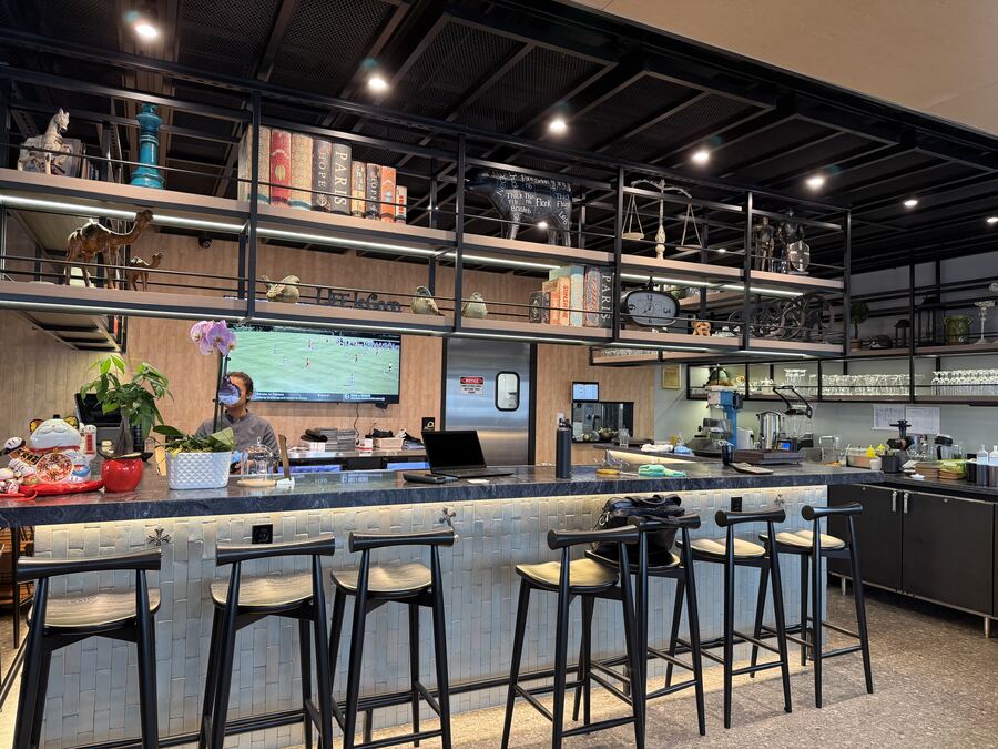 The long bar counter